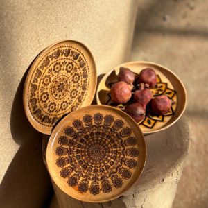 بشقاب سوخته کاری